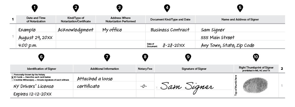 Notary Public Logbook Publishing